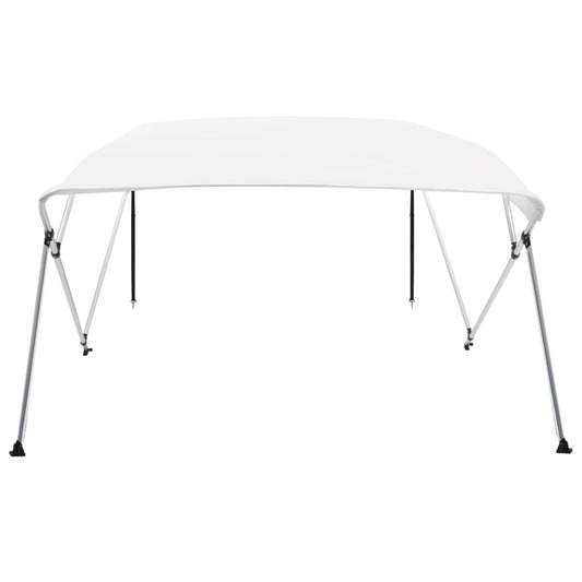4-Bow Bimini Top Weiß 243x196x137 cm