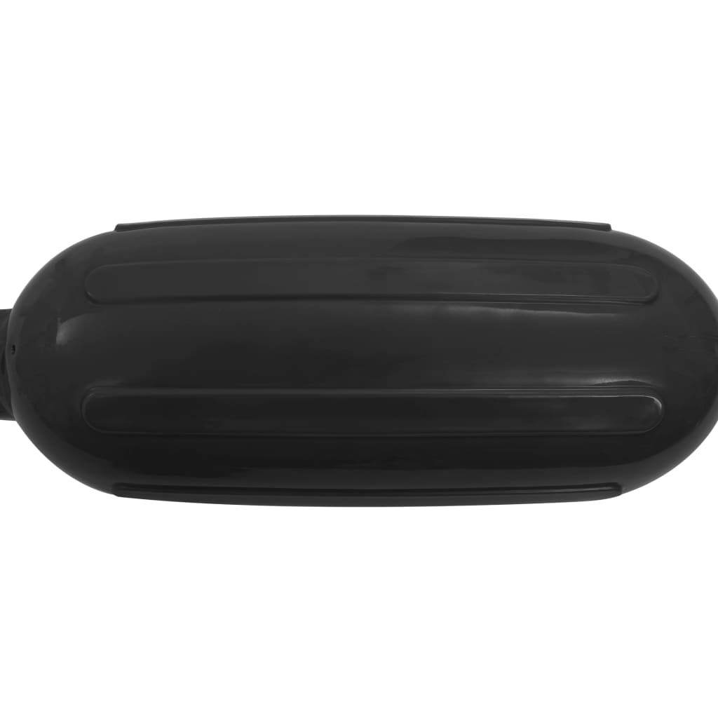 Bootsfender 4 Stk. Schwarz 41x11,5 cm PVC