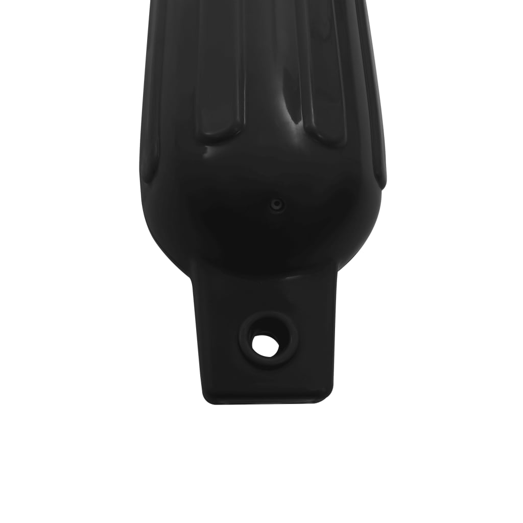 Bootsfender 4 Stk. Schwarz 41x11,5 cm PVC