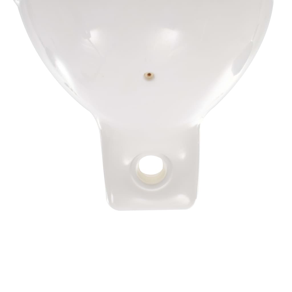 Bootsfender 4 Stk. Weiß 58,5x16,5 cm PVC