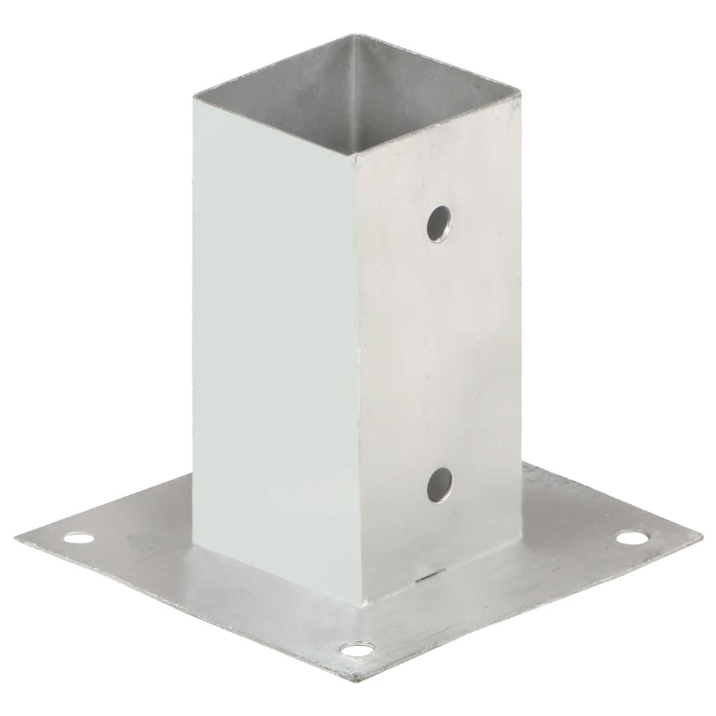 Stolpeanker 4 stk Galvaniseret metal 71 mm