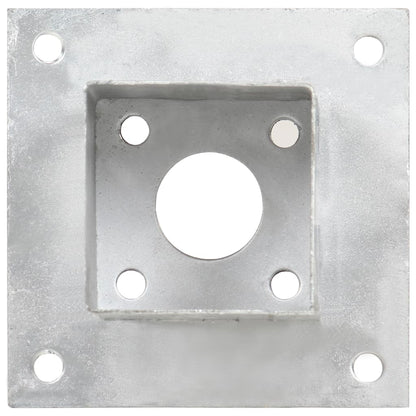 Stolpeanker 4 stk Galvaniseret metal 71 mm