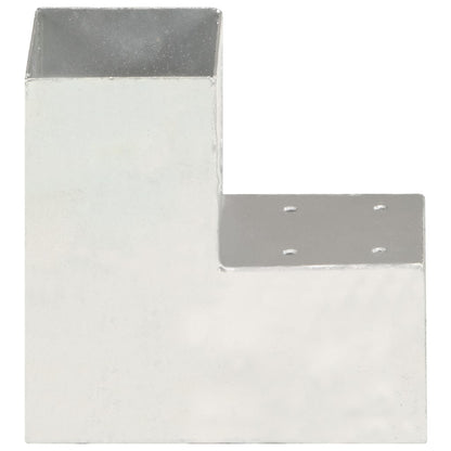 Pfostenverbinder L-Form Verzinktes Metall 91 x 91 mm