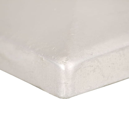 Pfostenkappen 6 Stk. Pyramide Verzinktes Metall 81 x 81 mm