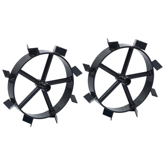Metallräder für 6,5 PS Benzin-Gartenfräse 2 Stk.