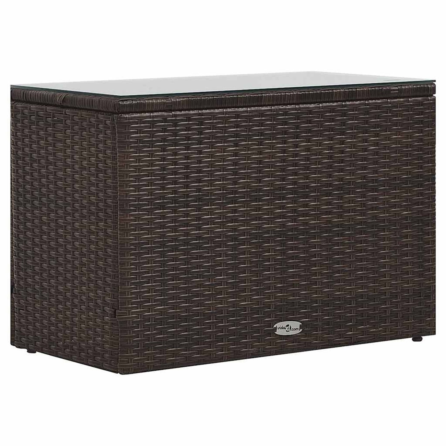 5-tlg. Garten-Lounge-Set mit Auflagen Poly Rattan Braun