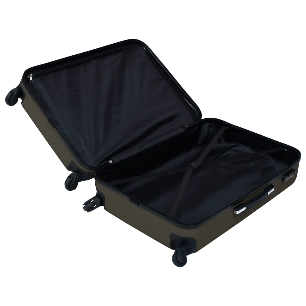 Hartschalen-Trolley-Set 3 Stk. Anthrazit ABS
