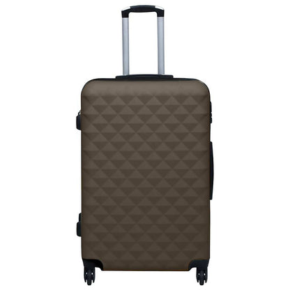 Hartschalen-Trolley-Set 3 Stk. Braun ABS