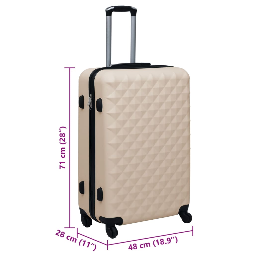 Hartschalen-Trolley Golden ABS