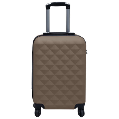 Hartschalen-Trolley-Set 2 Stk. Braun ABS