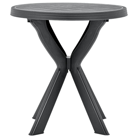Bistrotisch Anthrazit Ø70 cm Kunststoff