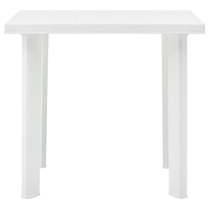 Havebord Hvid 80x75x72 cm Plast
