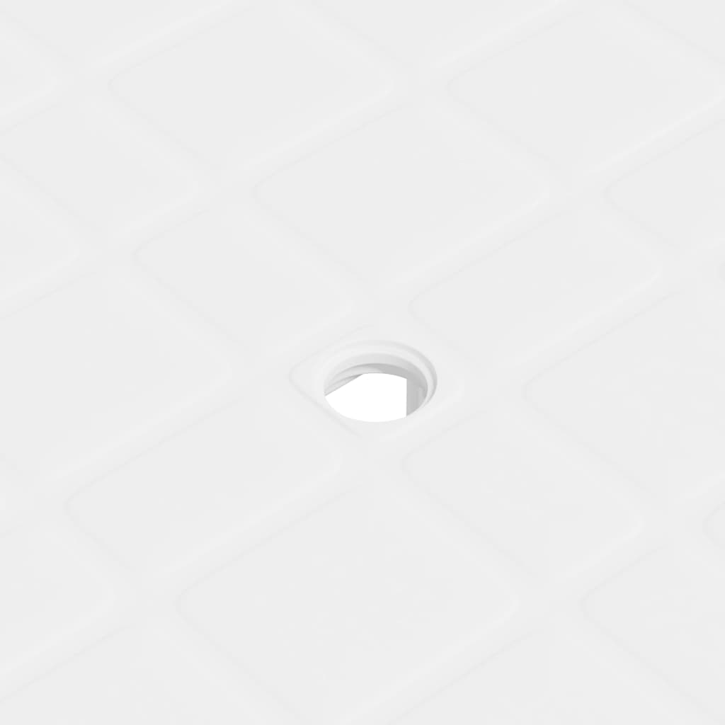 Gartentisch Weiß 80x75x72 cm Kunststoff