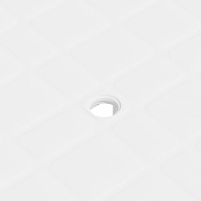 Gartentisch Weiß 80x75x72 cm Kunststoff