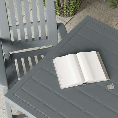 Gartentisch Grün 80x75x72 cm Kunststoff