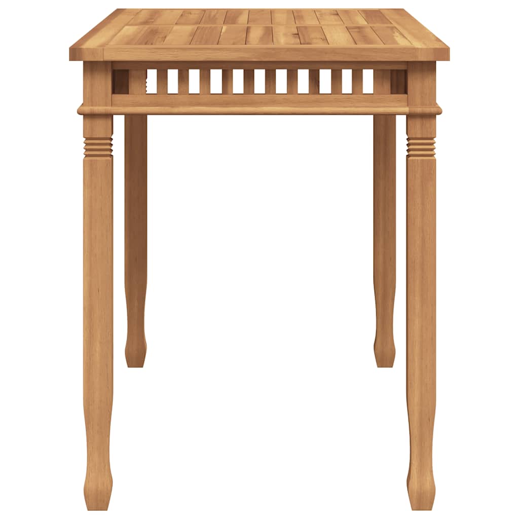 Garten-Esstisch 110x65x80 cm Massivholz Teak