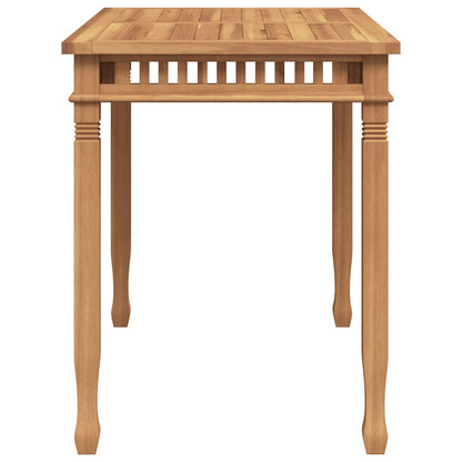 Garten-Esstisch 110x65x80 cm Massivholz Teak