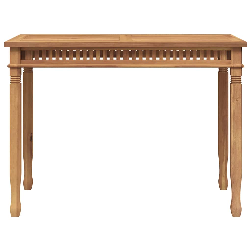 Garten-Esstisch 110x65x80 cm Massivholz Teak