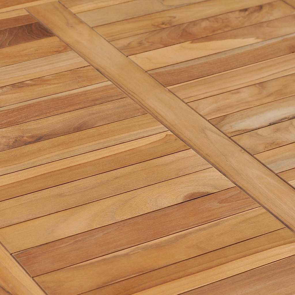 Garten-Esstisch 110x65x80 cm Massivholz Teak