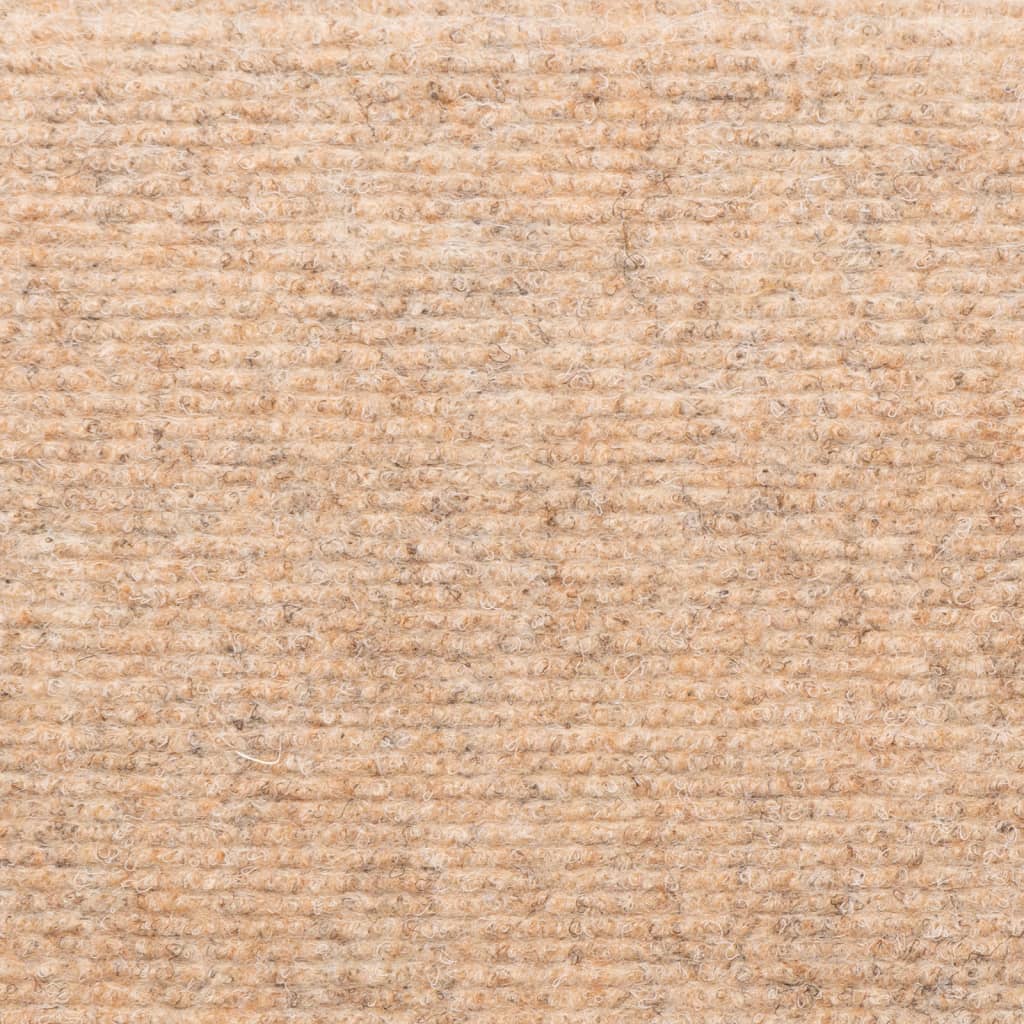 Stufenmatten Selbstklebend 15 Stk. 65x21x4 cm Creme Rechteckiger Rand