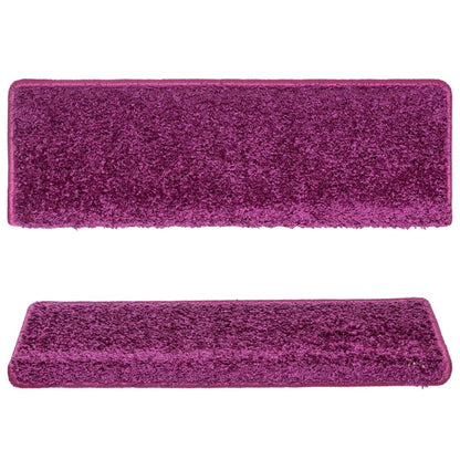 Stufenmatten 15 Stk. 65x21x4 cm Violett Rechteckiger Rand
