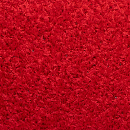Stufenmatten 15 Stk. 65x21x4 cm Rot Rechteckiger Rand