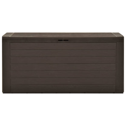 Gartentruhe Braun 116x44x55 cm
