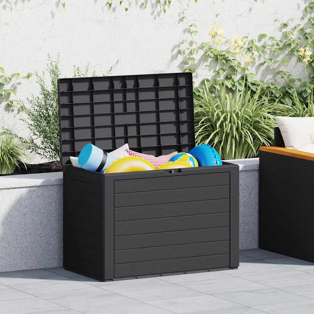Gartentruhe Anthrazit 78x44x55 cm