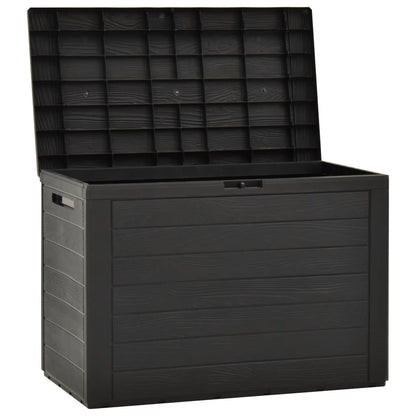 Gartentruhe Anthrazit 78x44x55 cm