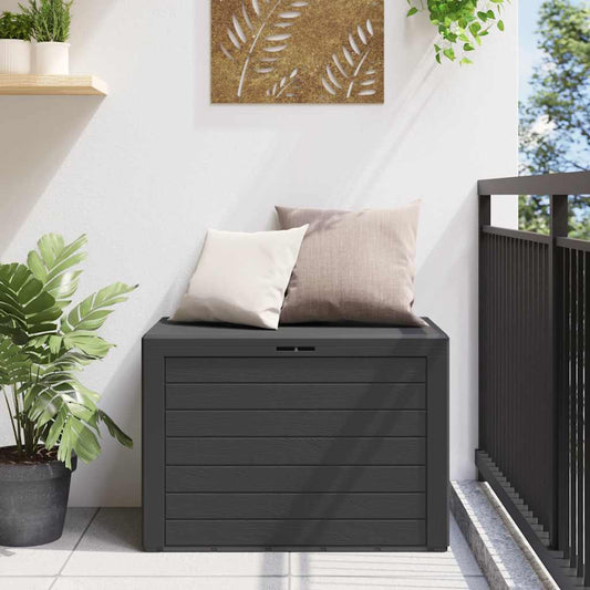 Gartentruhe Anthrazit 78x44x55 cm