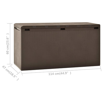 Gartenbox Braun 114x47x60 cm