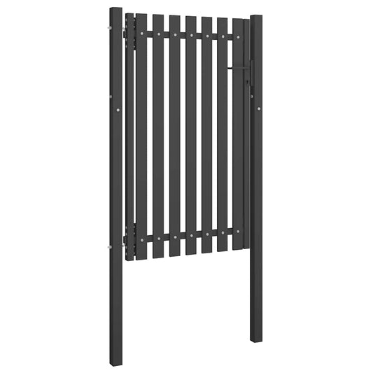 Gartentor Stahl 1x2 m Anthrazit