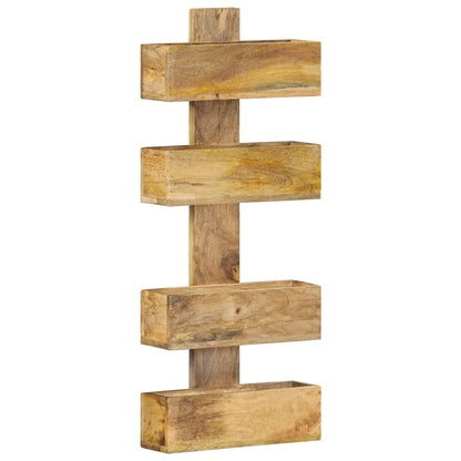 Wand-Zeitschriftenständer 30 x 11 x 72 cm Massivholz Mango