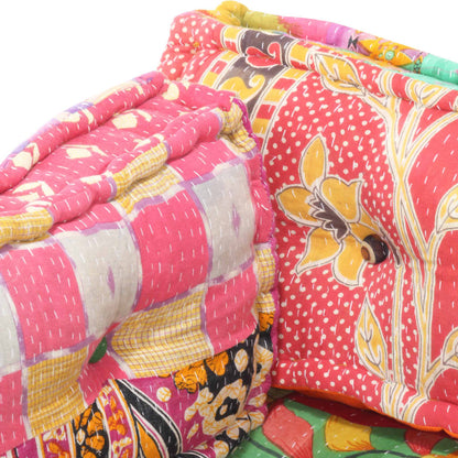 Palettensofa-Auflage Mehrfarbig Stoff Patchwork