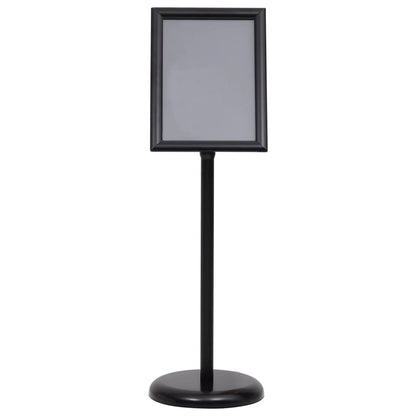 A4-Plakatständer Schwarz Aluminiumlegierung