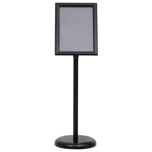 A4-Plakatständer Schwarz Aluminiumlegierung