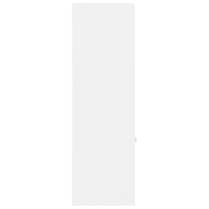 Bücherregal Weiß 98x30x98 cm Holzwerkstoff