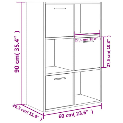 Lagerschrank Sonoma-Eiche 60x29,5x90 cm Holzwerkstoff