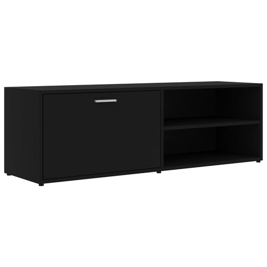 TV-skab Sort 120x34x37 cm Træ Materiale