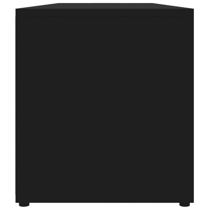 TV-skab Sort 120x34x37 cm Træ Materiale