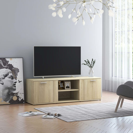 Tv-møbel Sonoma eg 120x34x37 cm træmateriale