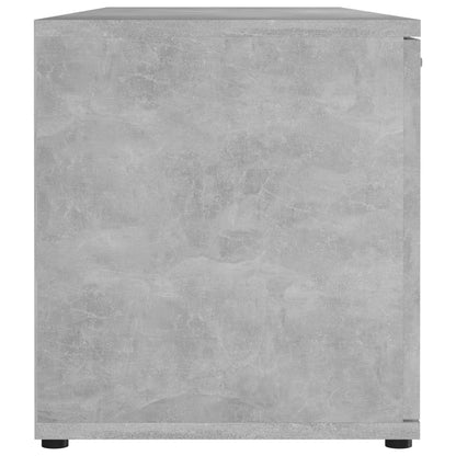 TV-Schrank Betongrau 120x34x37 cm Holzwerkstoff