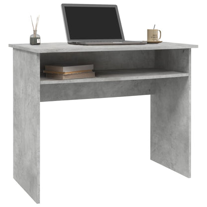 Schreibtisch Betongrau 90x50x74 cm Holzwerkstoff
