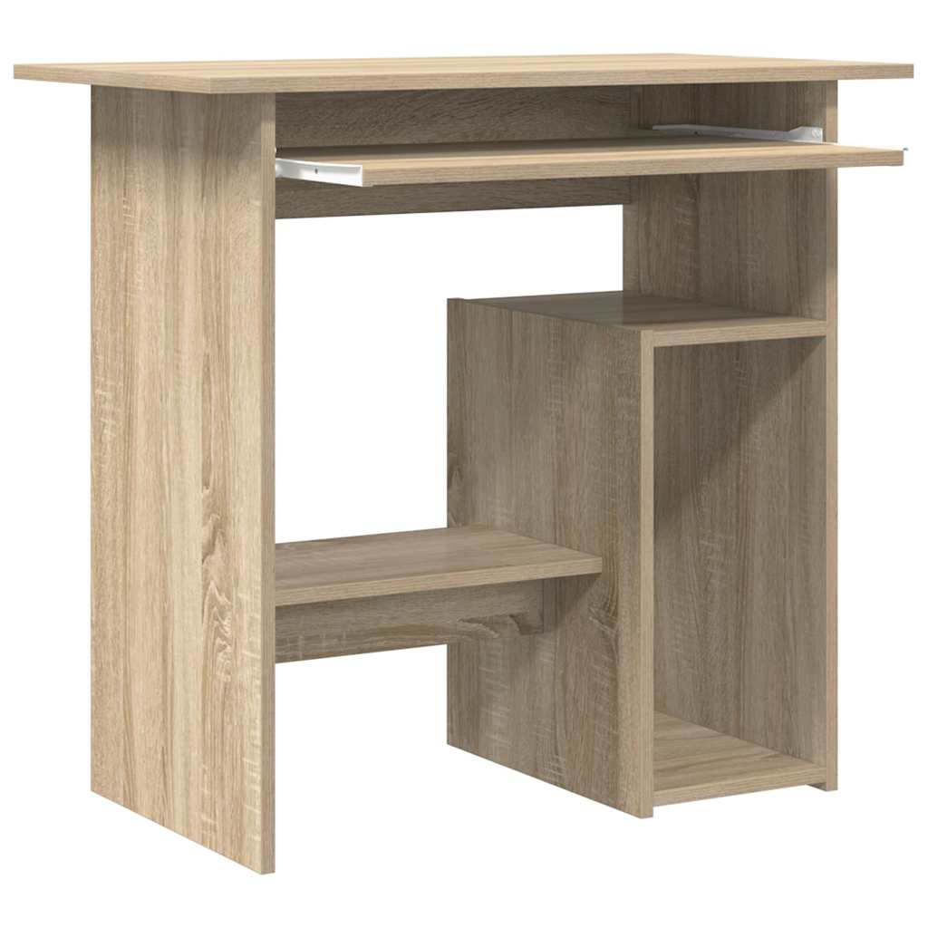 Schreibtisch Sonoma-Eiche 80x45x74 cm Holzwerkstoff