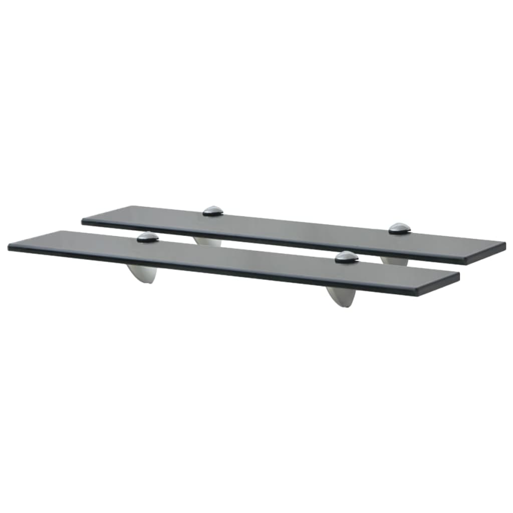 Schwebende Regale 2 Stk. Glas 60x10 cm 8 mm