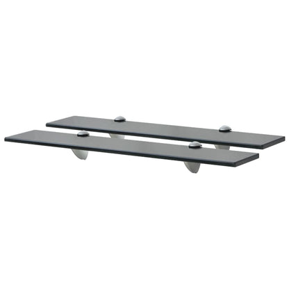 Schwebende Regale 2 Stk. Glas 60x10 cm 8 mm