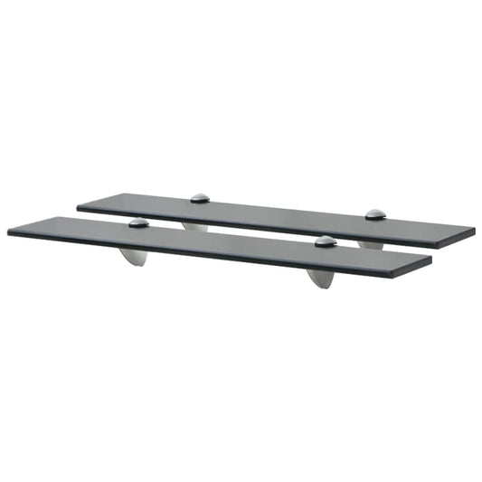 Schwebende Regale 2 Stk. Glas 60x10 cm 8 mm