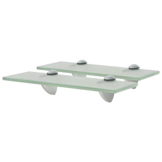 Schwebende Regale 2 Stk. Glas 30x10 cm 8 mm