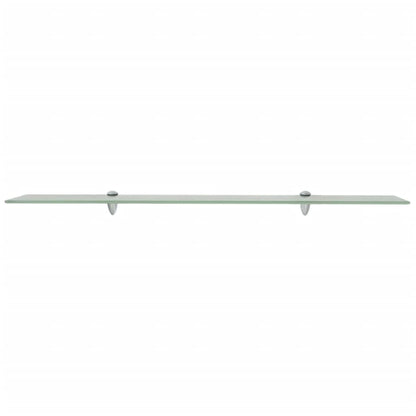 Schweberegale 2 Stk. Glas 100x10 cm 8 mm