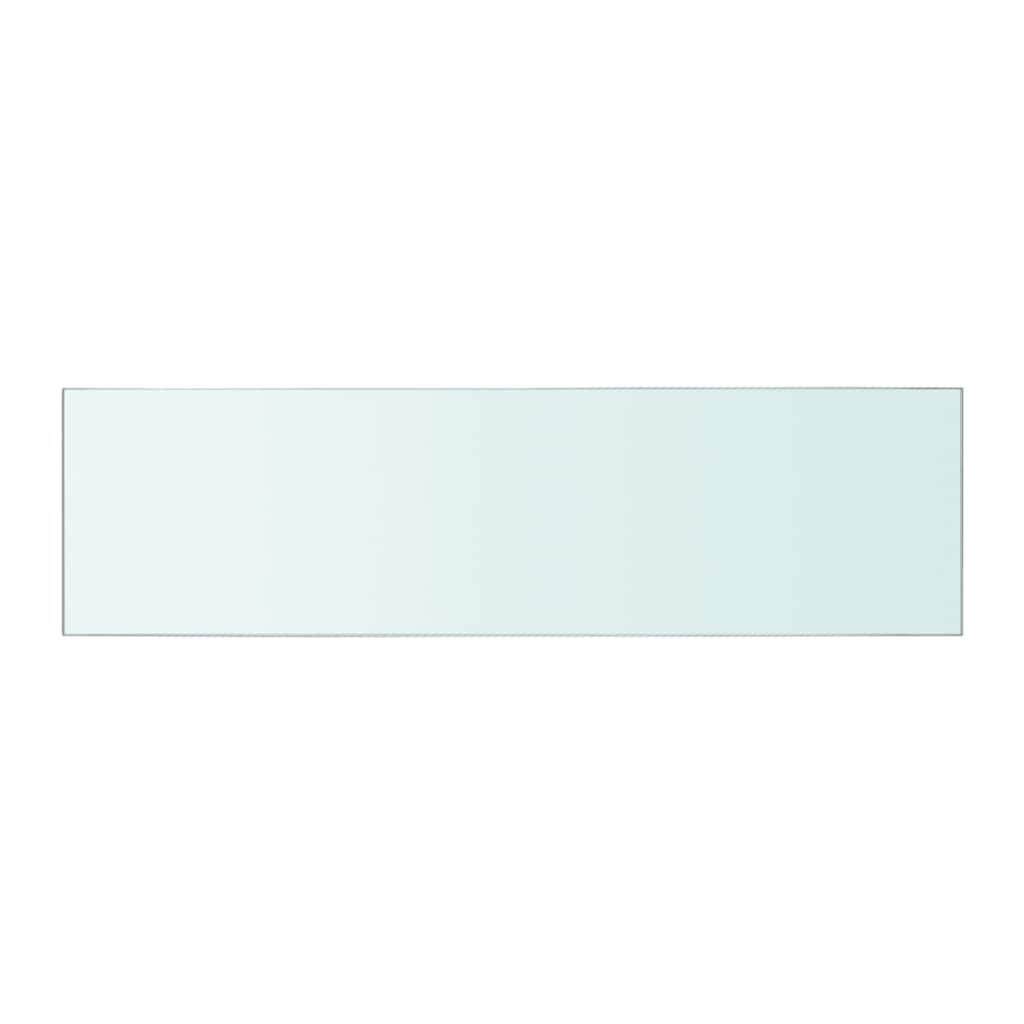 Regalböden 2 Stk. Glas Transparent 50x12 cm